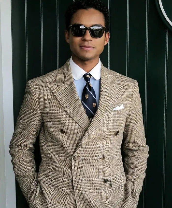 Wimbledon 2026 Jaafar Jackson Checkered Blazer