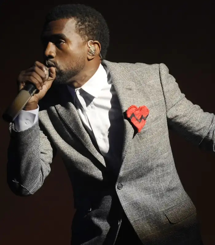 Kanye West 808s and Heartbreak Checked Outfit - Image 3