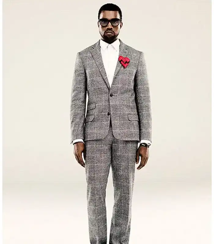 Kanye West 808s and Heartbreak Checked Outfit - Image 2